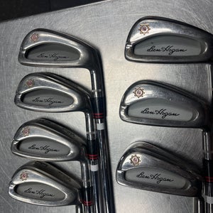 Used Men's Ben Hogan Right Handed Stiff Flex Steel Shaft Edge CFT Iron Set