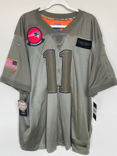 NWT - Julian Edelman “Salute to Service” N.E Patriots Jersey (Sz. XXL)