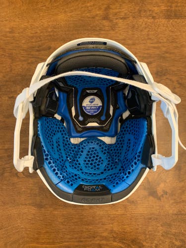 Pro Stock My Bauer 3D Printed Re-Akt 150 Helmet Medium White