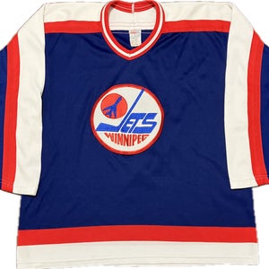 Winnipeg Jets Blank CCM Vintage NHL Hockey Jersey Size L