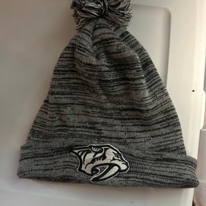 Nashville Predators Gray Used One Size Fits All Adult Unisex Bauer Hat