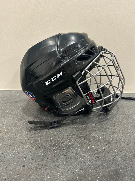 Used Black CCM FL3DS JR Helmet
