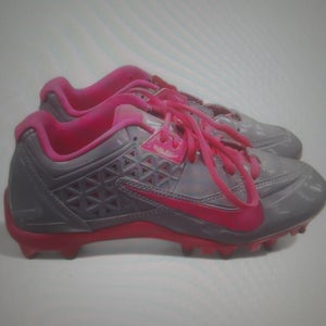 Gray Used Size 7.5 (Women's 8.5) Adult Women's Nike Low Top Molded Cleats