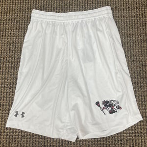 White New Men's Roughriders Under Armour Shorts