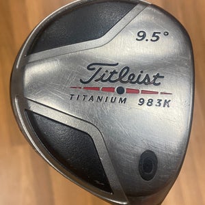 Titleist Titanium 983 K Right Handed Driver Stiff Flex 9.5 Loft
