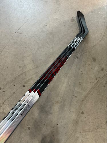 3 Pack NCAA 95 Flex New Senior CCM Left Hand P92M Pro Stock RibCor Trigger 8 Pro Hockey Stick