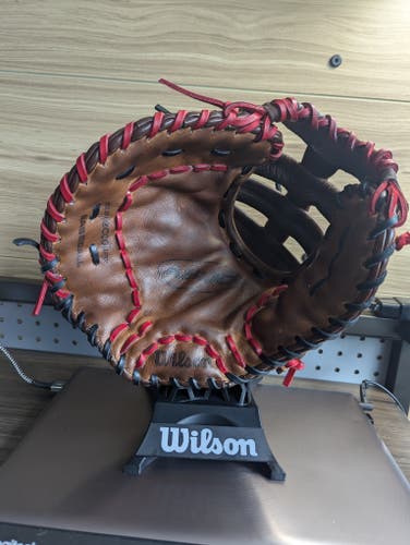 Used First Base Left Hand Throw Wilson A800 Baseball Glove 12"