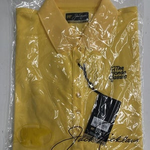 Jack Nicklaus Honda Classic Ladies Golf Shirt M Banana Cream