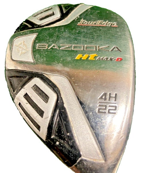 Tour Edge 4 Hybrid Bazooka HT Max D 22* Men's RH  Regular Graphite 39" Nice Grip