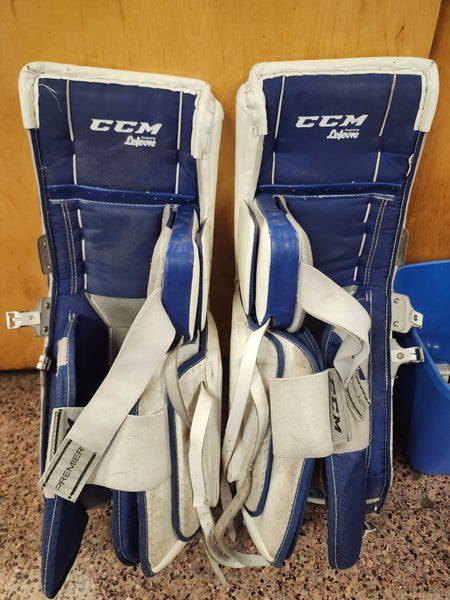 Used 32+1" CCM Premier R1.9 Goalie Leg Pads