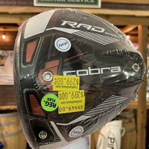 Cobra RAD Speed 9 Driver Golf Club RIPTIDE CB Regular Flex Graphite Shaft MLH