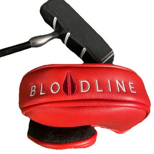 Bloodline VALE Red & Black Stand-Up Mallet Putter RH 33.5" HC Factory Shaft/Grip