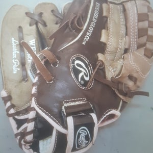 Used Rawlings Left Hand Throw Infield Baseball Glove 12"