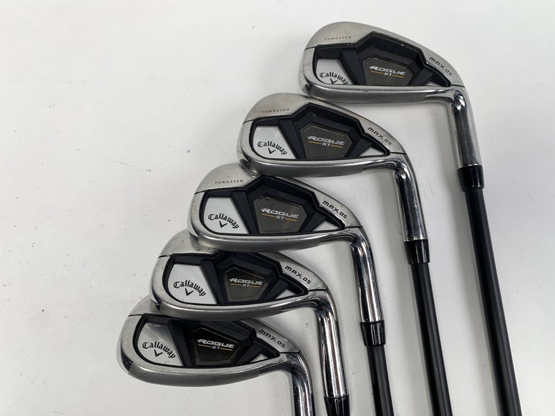 Callaway Rogue ST Max OS Lite Iron Set 7-PW+SW Project X Cypher 4.0 Ladies RH