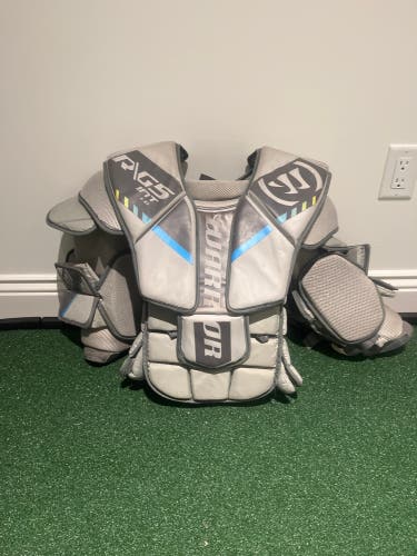 Used  Warrior  Ritual G5 Goalie Chest Protector And Bauer Pants