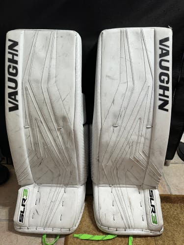 Used  Vaughn Goalie Leg Pads