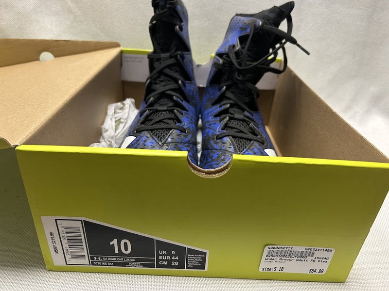 Used Under Armour Senior 10 Football Cleats