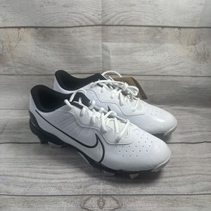 Nike Alpha Huarache 4 Keystone Baseball Cleats White Black DJ6524-101 Mens 11