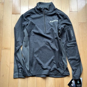 Gray New Adult Unisex Karbon Shirt With Side Pocket