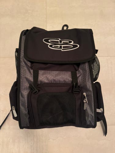 Boombah Mini Superpack Bat Bag Pack Dark Charcoal/Black