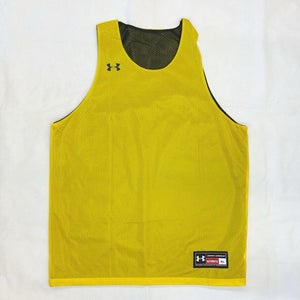 Under Armour Double Reversible Basketball Jersey Men's S XL Black Gold 1323123