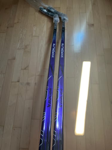 New 2 Pack 2x 77 Flex Left Handed P28 Purple Hyperlite 2 Hockey Sticks