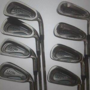 Used Women's Wilson Ultra Right Handed Iron Set 8 Pieces Steel Shaft