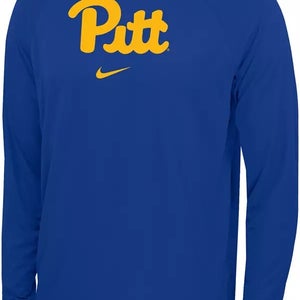 NWT men's large nike pitt panthers legend long sleeve Tee-Shirt FTBL