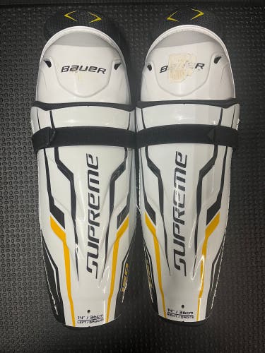 Used Senior Bauer 14"  Supreme 150 Shin Pads