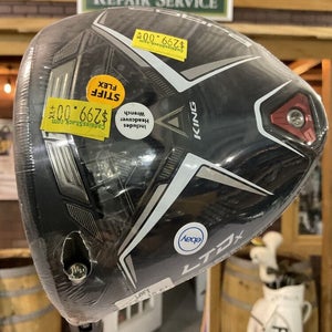 Cobra King LTDx 9 Driver Golf Club HZRDUS SMOKE Stiff Flex Graphite Shaft MLH
