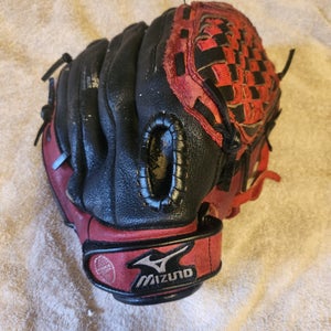 Mizuno Right Hand Throw Prospect Power Close Baseball Baseball Glove 11" Red/Black