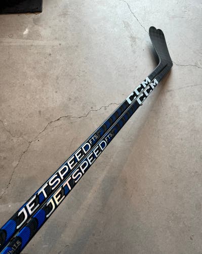 2 Pack NCAA 85 Flex New Senior CCM Left Hand P28 Pro Stock JetSpeed FT5 Pro Hockey Stick