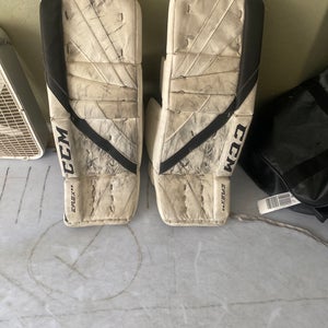 Used  CCM  Extreme Flex 5.9 Goalie Leg Pads