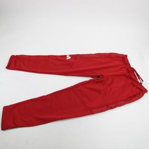 New Red Adidas Travel Tapered Pants Men's Medium