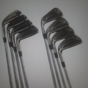 Used Men's Titleist DCI 981 Left Hand Iron Set Regular Flex 8 Pieces Steel Shaft