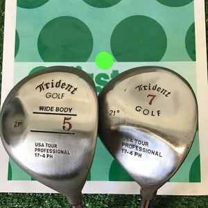 Trident Golf Wide Body 5-7 Woods Set Regular Steel Shafts