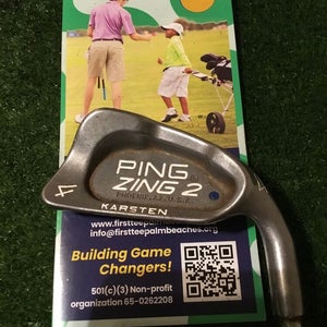 Ping Zing 2 Karsten 4 Iron Stiff Steel Shaft Blue Dot