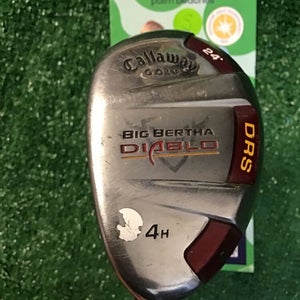 Callaway Big Bertha Diablo DRS 4 Hybrid 24* Senior A Graphite Left Handed