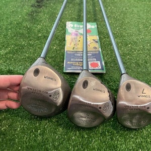 Callaway War Bird Fairway 3-5-7 Ladies Woods Set Graphite Shafts