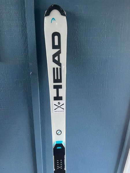 Head e-SL Jr. 156 World Cup Rebels With DIN 14 Freeflex Bindings. Brand New.