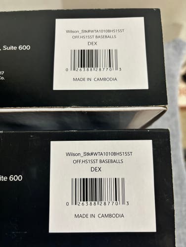 Wilson A1010HS1 Baseballs