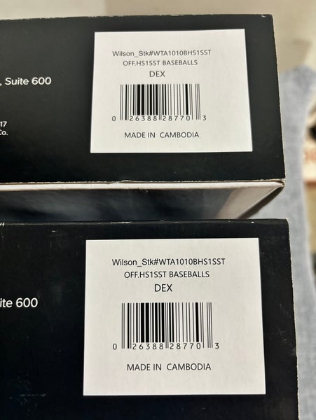 Wilson A1010HS1 Baseballs