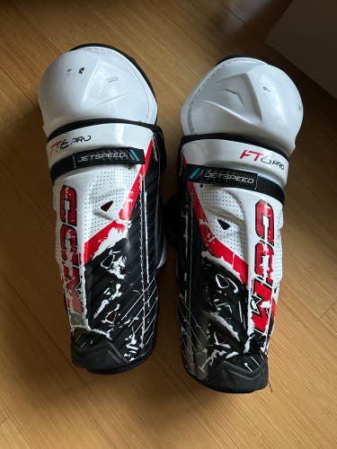 Used Junior CCM 13" Jetspeed ft6 pro Shin Pads