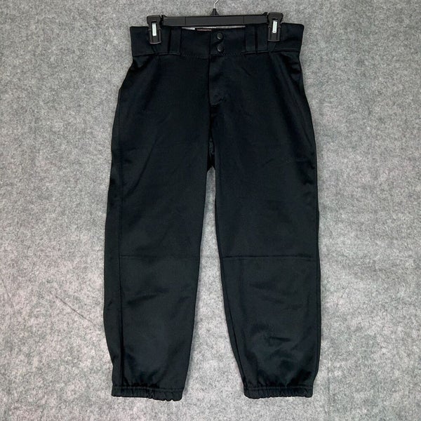 Under Armour Mens Football Pants Medium Black White Snap Button 3/4 Length ^ A22