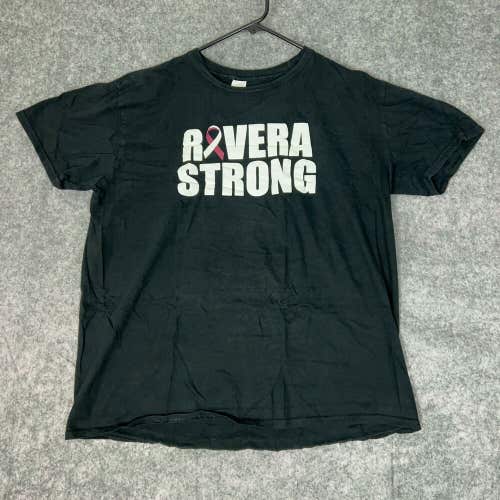 Washington Commanders Mens T Shirt Extra Large Black NFL Football Ron Rivera Top
