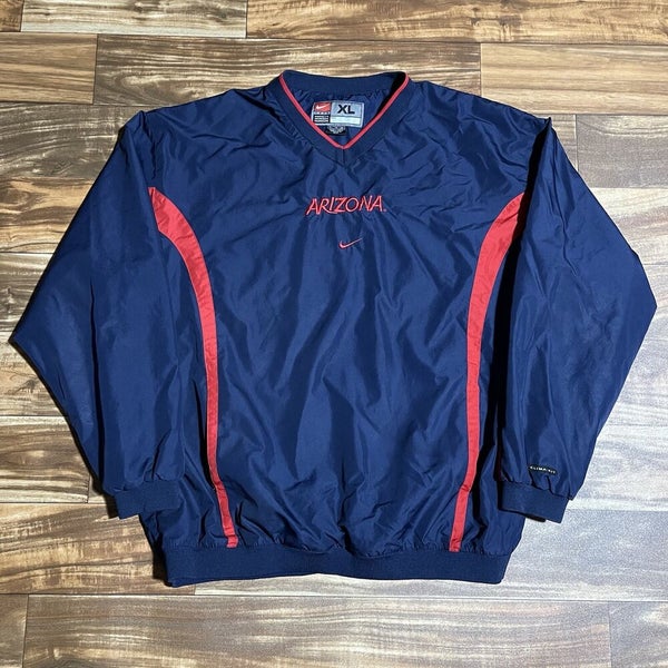 Vintage Nike Arizona Wildcats Men’s Center Swoosh Windbreaker Pullover Jacket XL