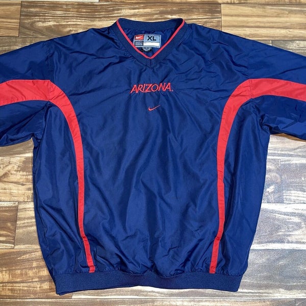 Vintage Nike Arizona Wildcats Men’s Center Swoosh Windbreaker Pullover Jacket XL