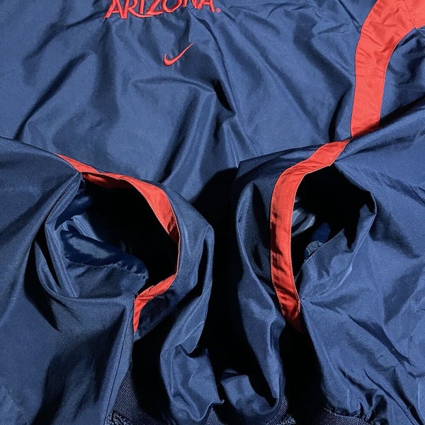 Vintage Nike Arizona Wildcats Men’s Center Swoosh Windbreaker Pullover Jacket XL
