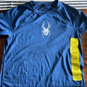 Boys Size S Spyder Rashgaurd