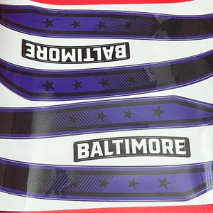 Cascade All America Lacrosse Underclass Baltimore Helmet Decals